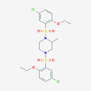 1,4-Bis(5-chloro-2-ethoxybenzenesulfonyl)-2-methylpiperazine