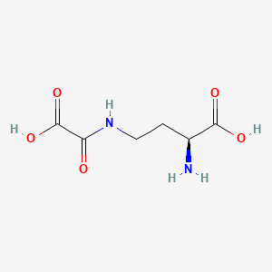 molecular formula C6H10N2O5 B1220764 (2S)-2-氨基-4-(草酰氨基)丁酸 CAS No. 66592-71-0