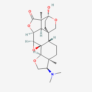 molecular formula C22H31NO6 B1220765 Icacine CAS No. 64999-57-1