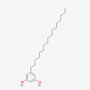 molecular formula C23H40O2 B122077 5-庚基苯-1,3-二酚 CAS No. 41442-57-3