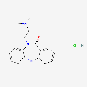 molecular formula C18H22ClN3O B1220774 Dibenzepin hydrochloride CAS No. 315-80-0