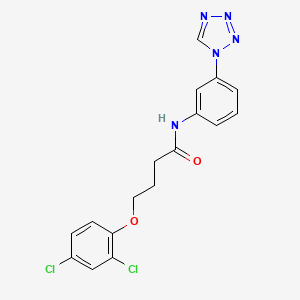 4-(2,4-dichlorophenoxy)-N-[3-(1H-tetrazol-1-yl)phenyl]butanamide