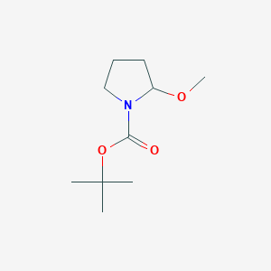 B122078 Tert-butyl 2-methoxypyrrolidine-1-carboxylate CAS No. 144688-69-7