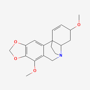 molecular formula C18H21NO4 B1220780 Buphanidrine 