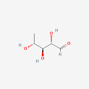 molecular formula C5H10O4 B1220794 5-Deoxy-D-lyxose CAS No. 49694-62-4