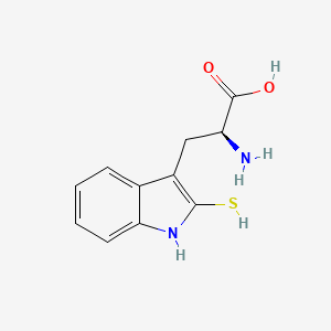 molecular formula C11H12N2O2S B1220806 2-Thioltryptophan CAS No. 38327-45-6