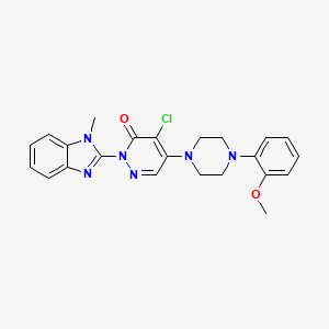 4-chloro-5-[4-(2-methoxyphenyl)piperazin-1-yl]-2-(1-methyl-1H-benzimidazol-2-yl)pyridazin-3(2H)-one