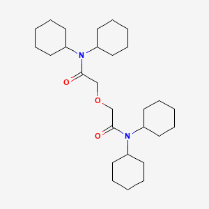 B1220810 N,N,N',N'-Tetracyclohexyl-3-oxapentanediamide CAS No. 74267-27-9