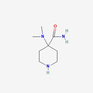 4-Dimethylamino-piperidine-4-carboxylic acid amide