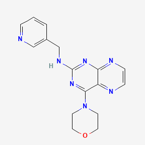 (4-Morpholin-4-ylpteridin-2-yl)(3-pyridylmethyl)amine