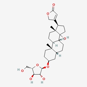 B1220814 Digitoxigenin arabinoside CAS No. 78614-49-0
