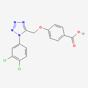 4-{[1-(3,4-dichlorophenyl)-1H-tetrazol-5-yl]methoxy}benzoic acid