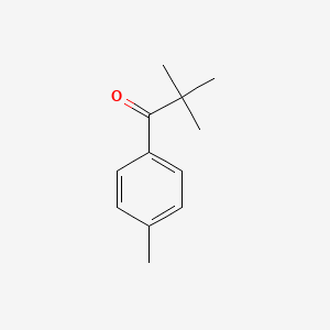 molecular formula C12H16O B1220817 1-丙酮，2,2-二甲基-1-(4-甲基苯基)- CAS No. 30314-44-4