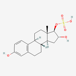 molecular formula C18H24O6S B1220835 雌三醇 17-硫酸酯 CAS No. 42028-21-7