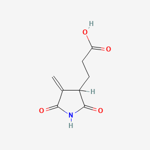 molecular formula C8H9NO4 B1220836 Isohematinic acid CAS No. 86408-37-9