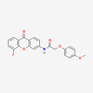 N-(5-fluoro-9-oxoxanthen-3-yl)-2-(4-methoxyphenoxy)acetamide