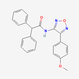 N-[4-(4-methoxyphenyl)-1,2,5-oxadiazol-3-yl]-2,2-diphenylacetamide