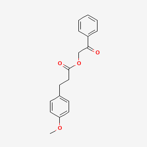 2-Oxo-2-phenylethyl 3-(4-methoxyphenyl)propanoate