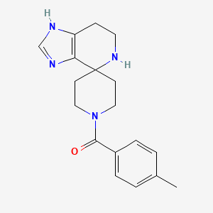 (4-methylphenyl)(3,5,6,7-tetrahydro-1'H-spiro[imidazo[4,5-c]pyridine-4,4'-piperidin]-1'-yl)methanone