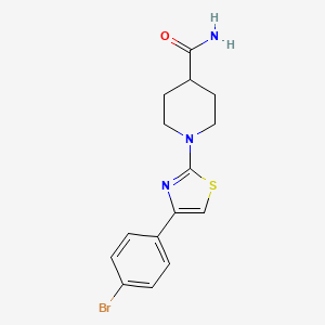 1-[4-(4-Bromophenyl)-2-thiazolyl]-4-piperidinecarboxamide