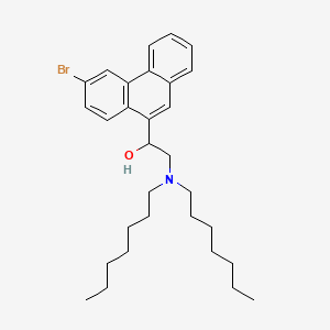 1-(6-Bromo-9-phenanthryl)-2-(diheptylamino)ethanol