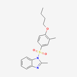 1-(4-butoxy-3-methylbenzenesulfonyl)-2-methyl-1H-1,3-benzodiazole