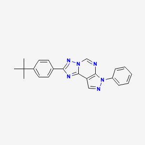 2-(4-tert-butylphenyl)-7-phenyl-7H-pyrazolo[4,3-e][1,2,4]triazolo[1,5-c]pyrimidine