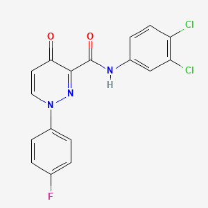 N-(3,4-dichlorophenyl)-1-(4-fluorophenyl)-4-oxo-1,4-dihydropyridazine-3-carboxamide