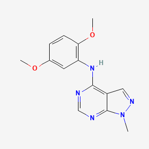 N-(2,5-dimethoxyphenyl)-1-methyl-1H-pyrazolo[3,4-d]pyrimidin-4-amine