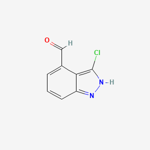 1h-Indazole-4-carbaldehyde,3-chloro-