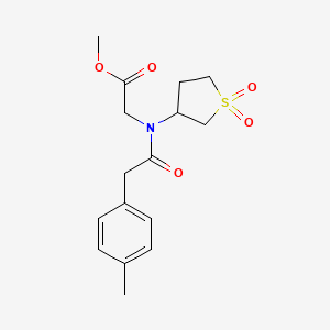 methyl N-(1,1-dioxidotetrahydrothiophen-3-yl)-N-[(4-methylphenyl)acetyl]glycinate