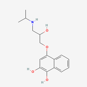 4-[2-Hydroxy-3-(propan-2-ylamino)propoxy]naphthalene-1,2-diol
