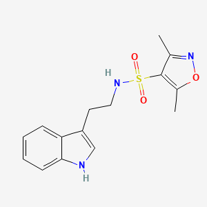 N-[2-(1H-indol-3-yl)ethyl]-3,5-dimethyl-1,2-oxazole-4-sulfonamide