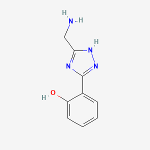 Phenol, 2-[5-(aminomethyl)-1H-1,2,4-triazol-3-yl]-