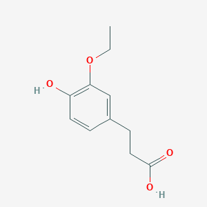 3-(3-Ethoxy-4-hydroxyphenyl)propanoic acid