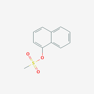 molecular formula C11H10O3S B12209199 Methanesulfonic acid naphthalen-1-yl ester 