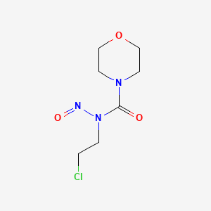 molecular formula C7H12ClN3O3 B1220920 4-(N-(2-Chloroethyl)-N-nitrosocarbamoyl)morpholine CAS No. 80153-69-1