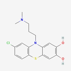 8-Chloro-10-[3-(dimethylamino)propyl]phenothiazine-2,3-diol