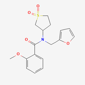 N-(1,1-dioxidotetrahydrothien-3-yl)-N-(2-furylmethyl)-2-methoxybenzamide