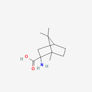 molecular formula C11H19NO2 B12209359 2-Amino-2-bornanecarboxylic acid CAS No. 6266-05-3