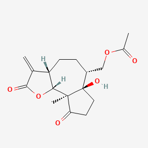 molecular formula C17H22O6 B1220945 Tetraneurin A CAS No. 22621-72-3