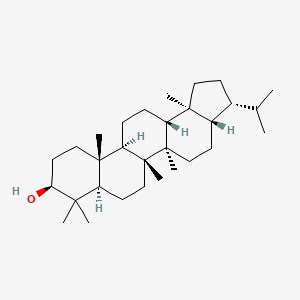 molecular formula C30H52O B1220948 (3R,3aS,5aR,5bR,7aR,9S,11aR,11bR,13aR,13bS)-5a,5b,8,8,11a,13b-hexamethyl-3-propan-2-yl-1,2,3,3a,4,5,6,7,7a,9,10,11,11b,12,13,13a-hexadecahydrocyclopenta[a]chrysen-9-ol CAS No. 28196-47-6