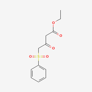 Butanoic acid, 3-oxo-4-(phenylsulfonyl)-, ethyl ester