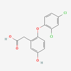 molecular formula C14H10Cl2O4 B1220963 5-Hydroxyfenclofenac CAS No. 77182-38-8