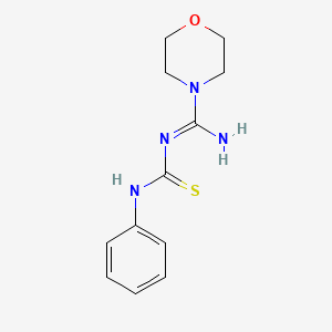 N-(phenylcarbamothioyl)morpholine-4-carboximidamide