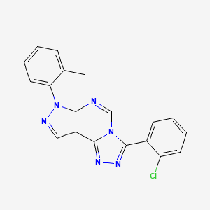 3-(2-chlorophenyl)-7-(2-methylphenyl)-7H-pyrazolo[4,3-e][1,2,4]triazolo[4,3-c]pyrimidine