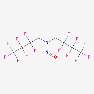 molecular formula C8H4F14N2O B1220969 N-Nitrosobis(2,2,3,3,4,4,4-heptafluorobutyl)amine CAS No. 83329-16-2
