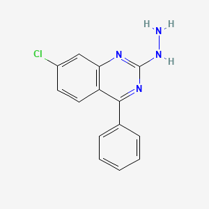 7-Chloro-2-hydrazinyl-4-phenylquinazoline