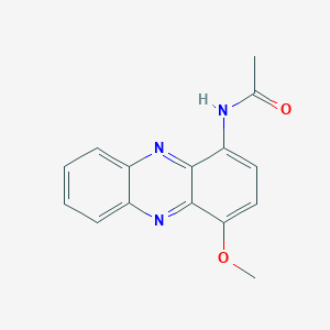 molecular formula C15H13N3O2 B12209799 N-(4-Methoxy-1-phenazinyl)acetamide 