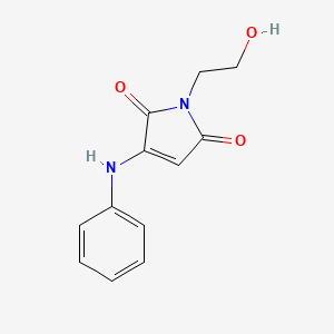 1-(2-hydroxyethyl)-3-(phenylamino)-1H-pyrrole-2,5-dione